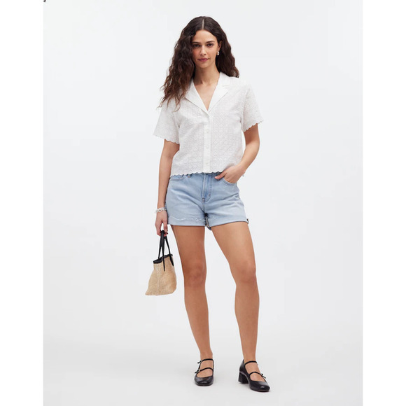 Madewell Embroidered Semi-Sheer Resort Shirt XL - Picture 1 of 8